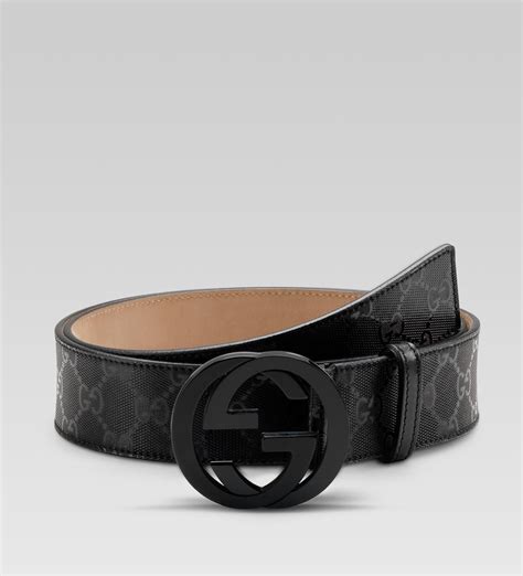 gucci black belt for men|all black men gucci belt.